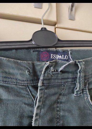 Gri Bol Kesim Erkek Kot Pantolon - Görsel 4