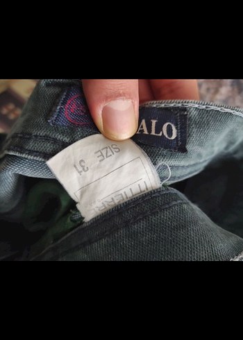 Gri Bol Kesim Erkek Kot Pantolon - Görsel 3