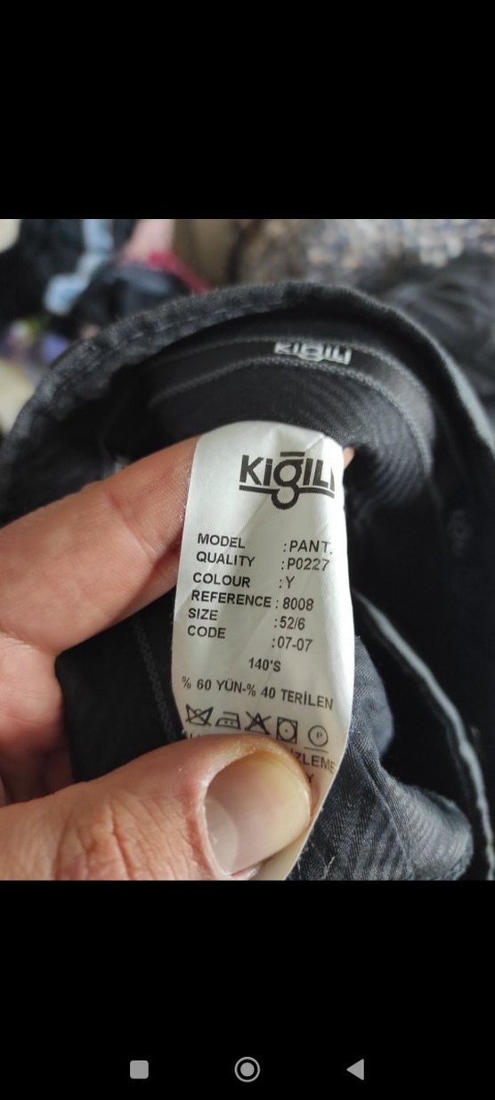 Kiğılı Erkek Pantolon - Görsel 3