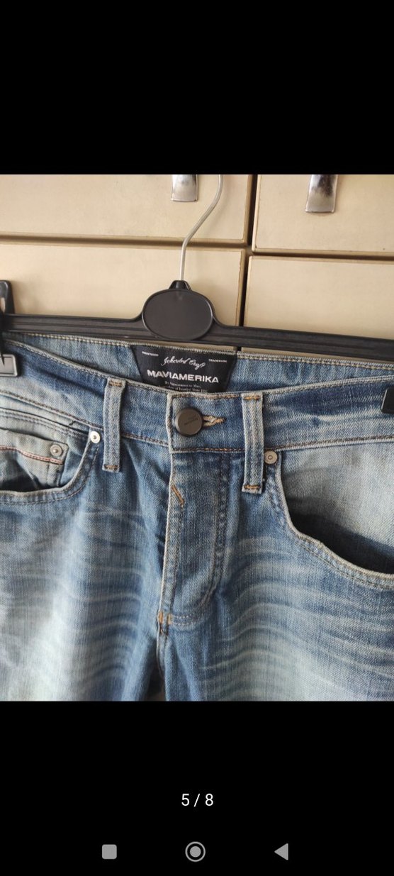 Mavi Pierre Erkek Jean Pantolon - Görsel 5