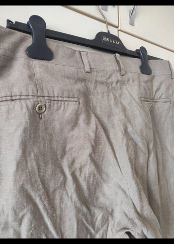 Sabri Özel Keten Yün Karışımı Pantolon - Görsel 5