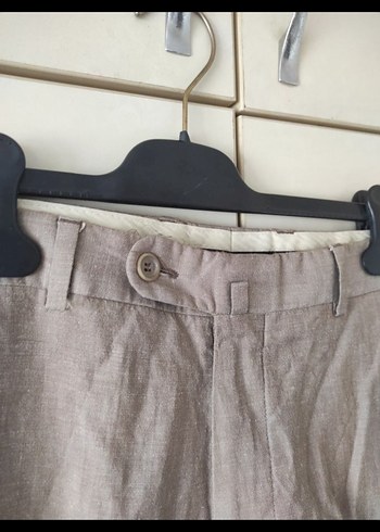 Sabri Özel Keten Yün Karışımı Pantolon - Görsel 4