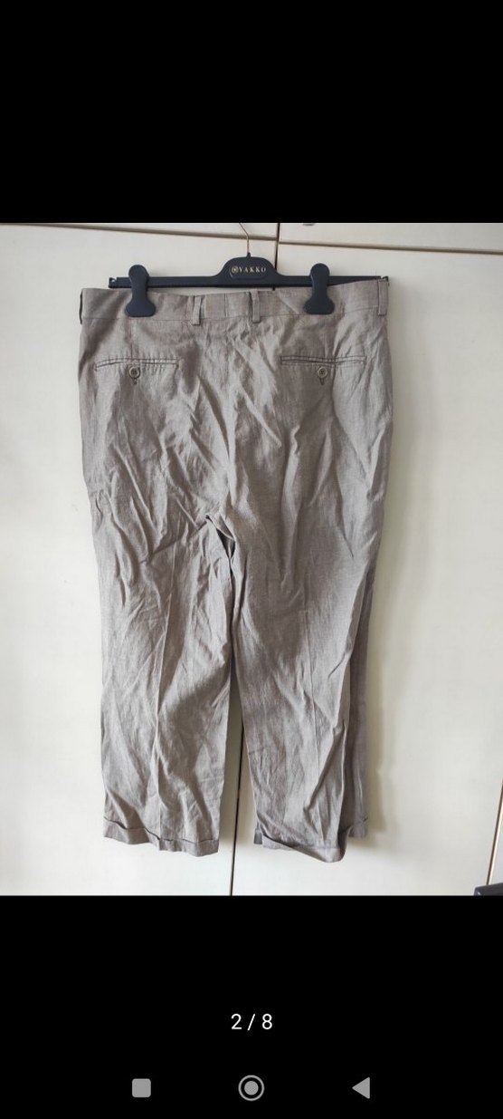 Sabri Özel Keten Yün Karışımı Pantolon - Görsel 2