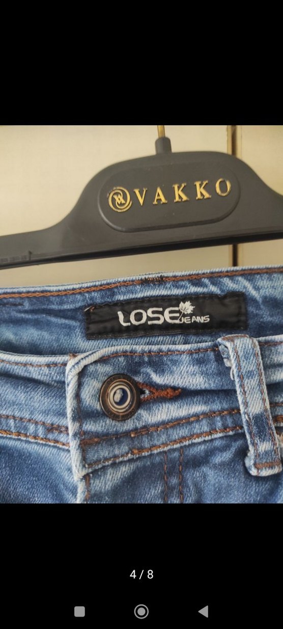 Lose Jeans Erkek Kot Şort - Görsel 4