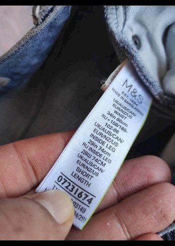 Marks And Spencer Erkek Jean Pantolon - Görsel 3