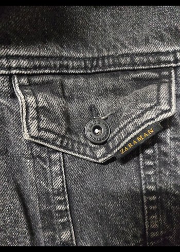 Zara Erkek Kot Ceket - Görsel 7