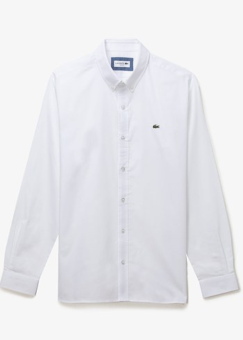 Lacoste Beyaz Klasik Gomlek