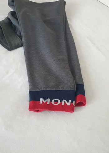 Gri Erkek Moncler Elastik Bilekli Eşofman Altı - Görsel 3