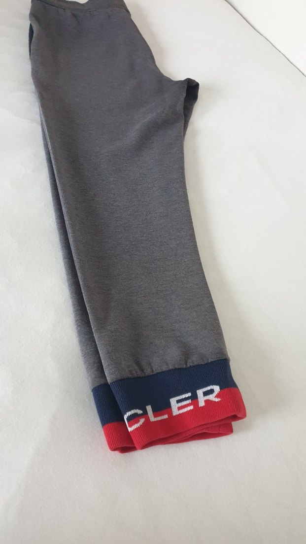 Gri Erkek Moncler Elastik Bilekli Eşofman Altı - Görsel 2