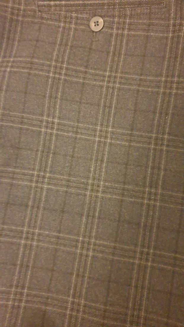 Zara erkek Düğmeli Gri Erkek Regular Fit Pantolon - Görsel 5