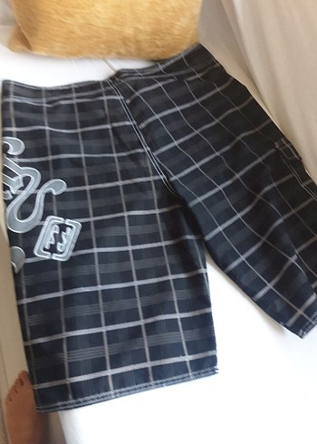 BILLABONG Kareli Bel Detaylı Erkek Midi Yüzme Şortu - Görsel 5