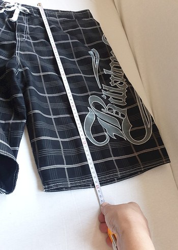 BILLABONG Kareli Bel Detaylı Erkek Midi Yüzme Şortu - Görsel 8