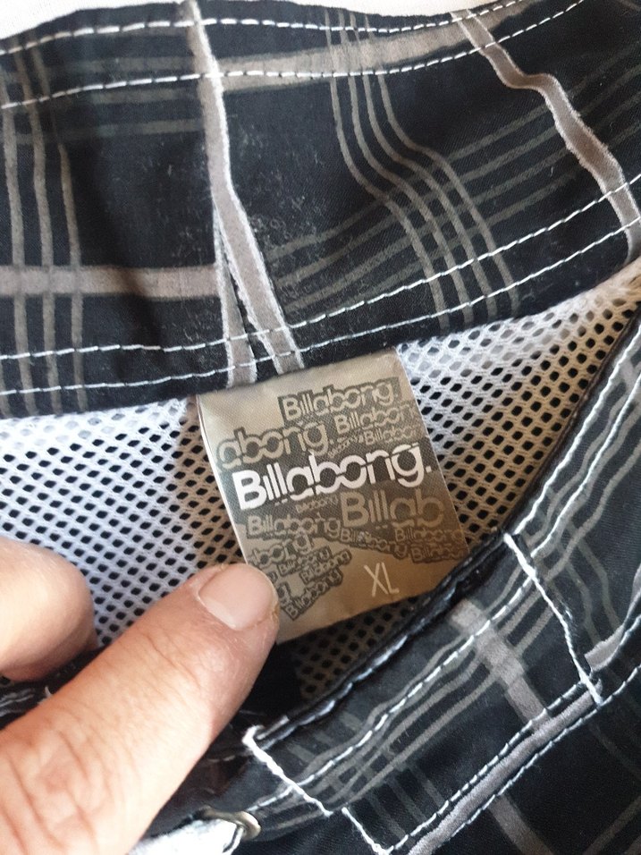 BILLABONG Kareli Bel Detaylı Erkek Midi Yüzme Şortu - Görsel 3