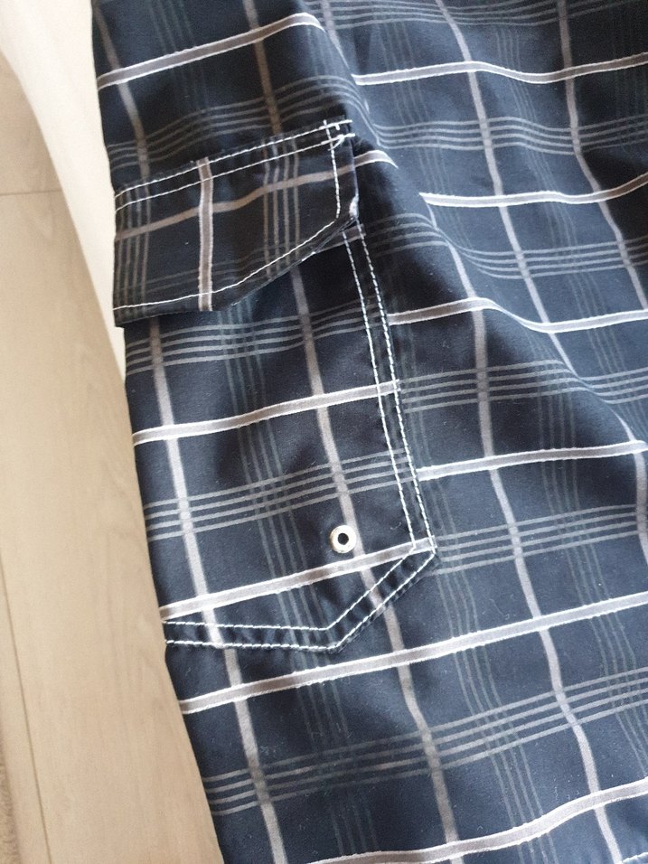 BILLABONG Kareli Bel Detaylı Erkek Midi Yüzme Şortu - Görsel 4