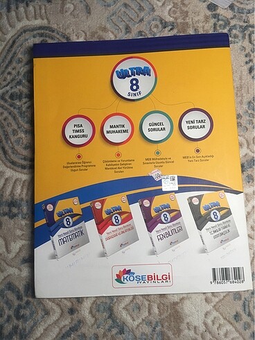  8.sınıf matematik yeni nesil test kitabı