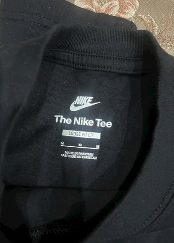 Nike Siyah Oversize Baskılı Tişört - Görsel 3