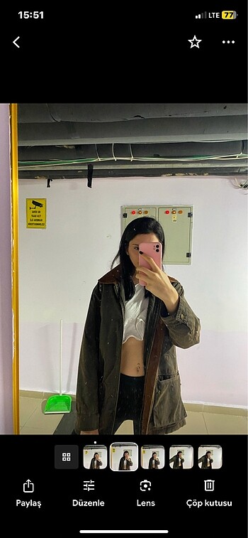 bershka vintage ceket
