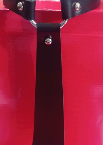 Gön Deri Gotik choker bayan Kravat