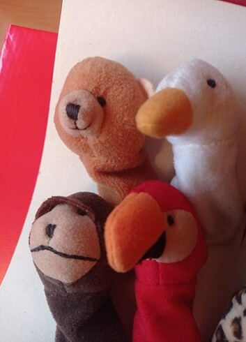 Parmak kukla retro vintage 10 adet - Görsel 2