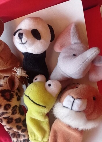 Parmak kukla retro vintage 10 adet - Görsel 3