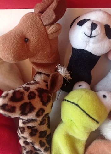 Parmak kukla retro vintage 10 adet - Görsel 5