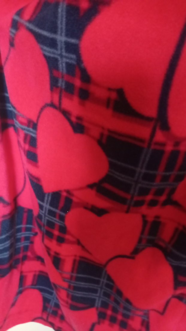 Kadın Kırmızı Desenli Uzun Kollu sabahlık - Görsel 5