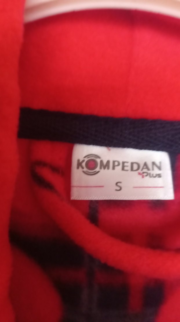 Kadın Kırmızı Desenli Uzun Kollu sabahlık - Görsel 4