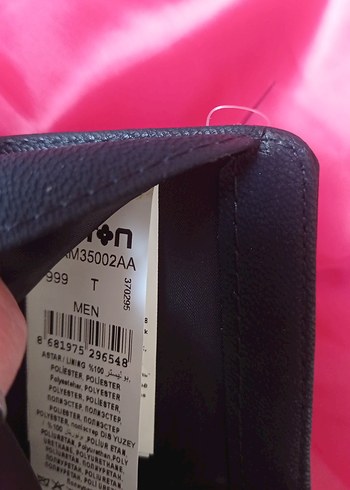 Siyah Minimalist Erkek Cüzdan - Görsel 2