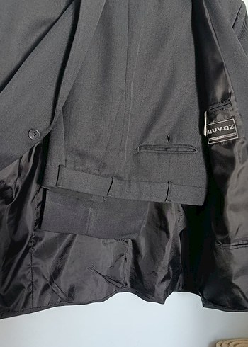 Siyah Erkek Düz Kesim Takım Elbise Ceket - Görsel 4