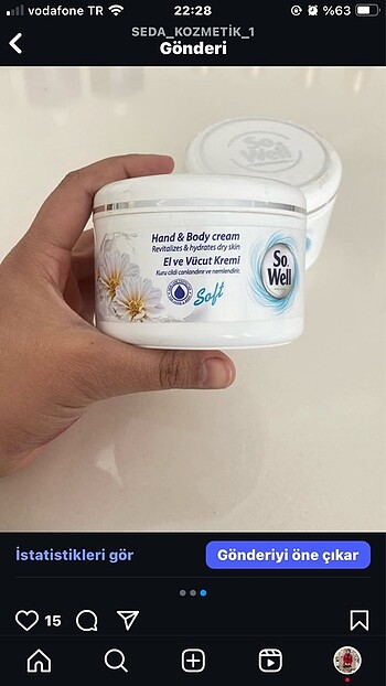 Diğer El yüz vücut kremi
