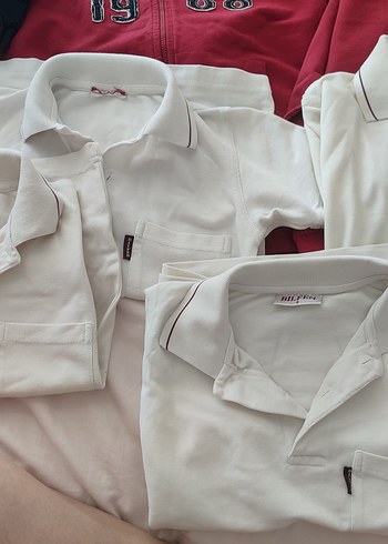 Erkek Beyaz Kısa Kollu Polo Tişört