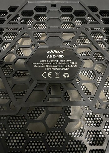 Siyah Laptop Soğutucu Fan - Görsel 3