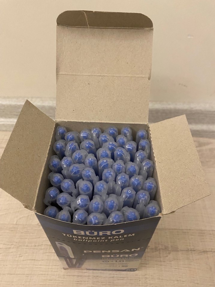 Pensan Büro Mavi Tükenmez Kalem 50'li Paket - Görsel 2