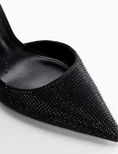 37 Beden Mango taşlı stiletto