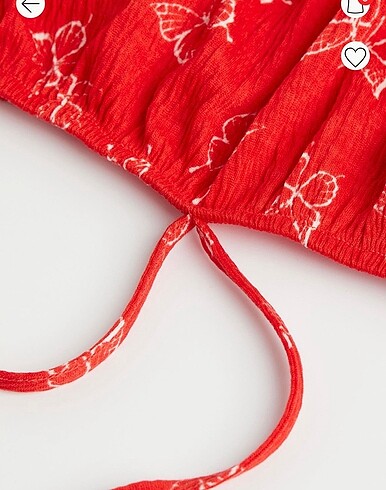 s Beden H&M bağcılar detaylı krep bluz