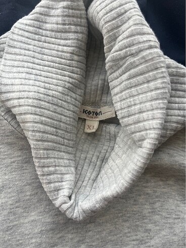 xl Beden gri Renk Koton balıkçı yaka açık gri XL hırka pamuklu