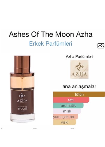Azha Ashes of the Moon (BAE) orijinal Erkek Parfümü - Görsel 6