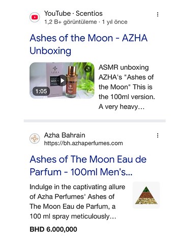 Azha Ashes of the Moon (BAE) orijinal Erkek Parfümü - Görsel 8