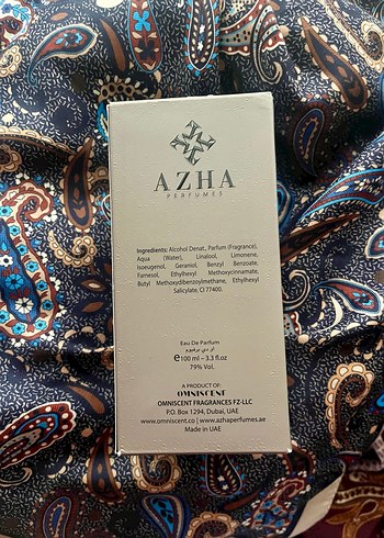 Azha Ashes of the Moon (BAE) orijinal Erkek Parfümü - Görsel 5