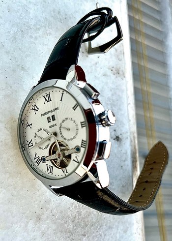 Patek Philippe Klasik Erkek Saati Beyaz Kadran - Görsel 2