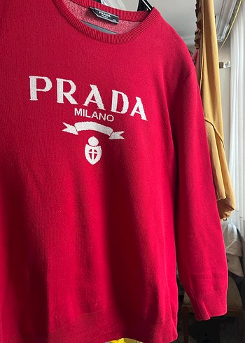 PRADA  Milano kazak 2XL kırmızı - Görsel 4