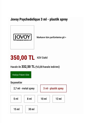 Jovoy Psychédélique orijinal 3 mg - Görsel 6