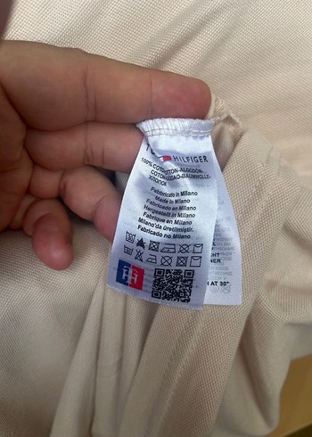 Tommy Hilfiger Bej Polo Tişört 2XL - Görsel 5