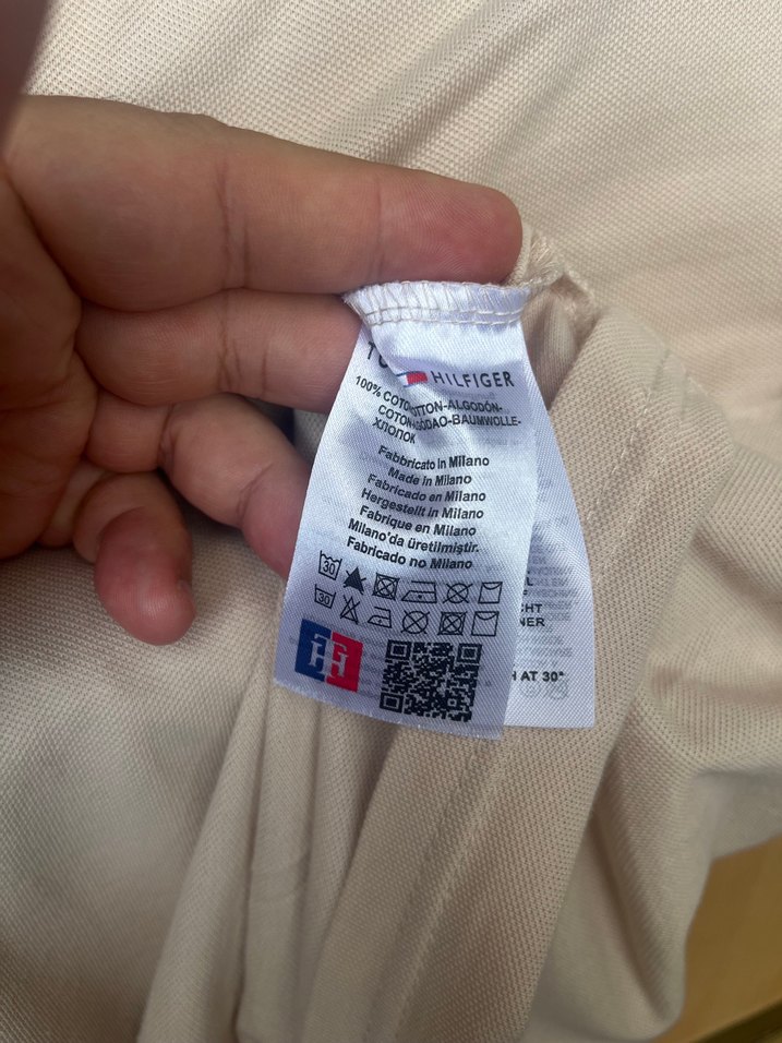 Tommy Hilfiger Bej Polo Tişört 2XL - Görsel 5