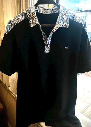 Etro Polo Yaka 2xl Siyah Tisort