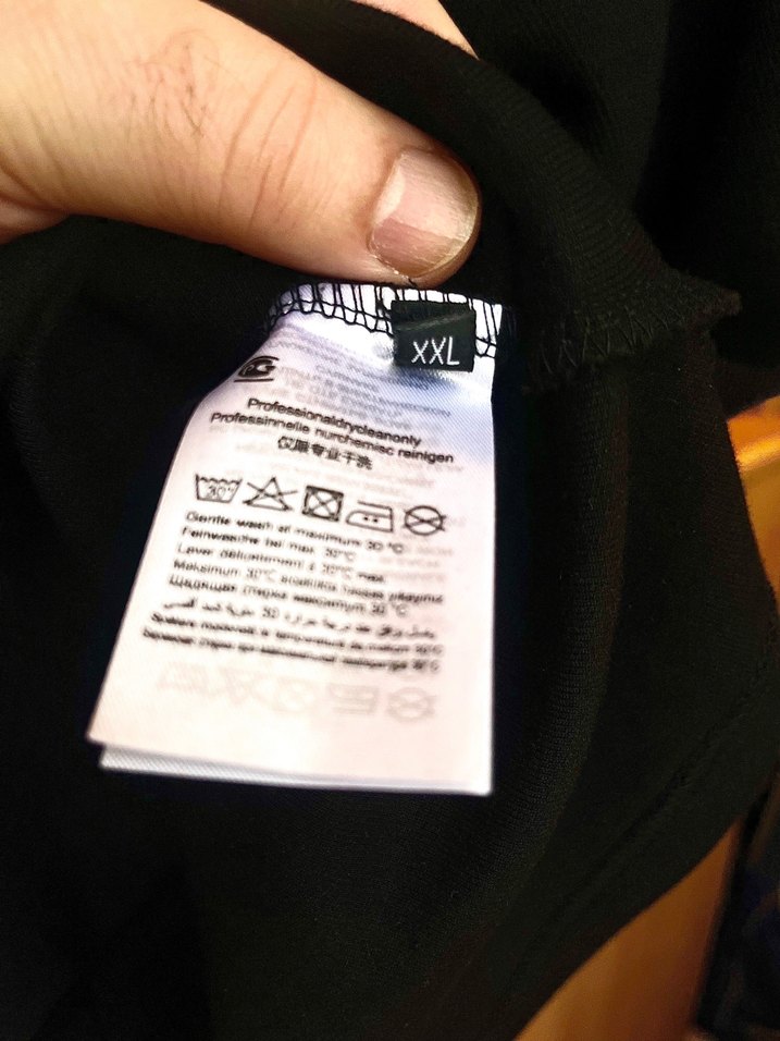 ETRO Polo yaka 2XL siyah tişört — görsel 7/7
