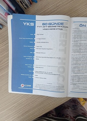 Mert Hoca 60 Günde Geometri Kampı Video Ders Kitabı 2024