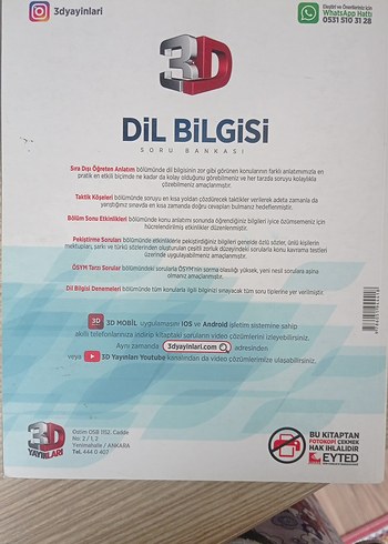 Dil Bilgisi Soru Bankası - Tufan Taş & Özkan