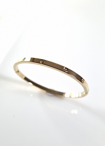 Diğer Çelik Gold Cartier Kelepçe 