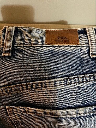 34 Beden mavi Renk Zara jean pantolon